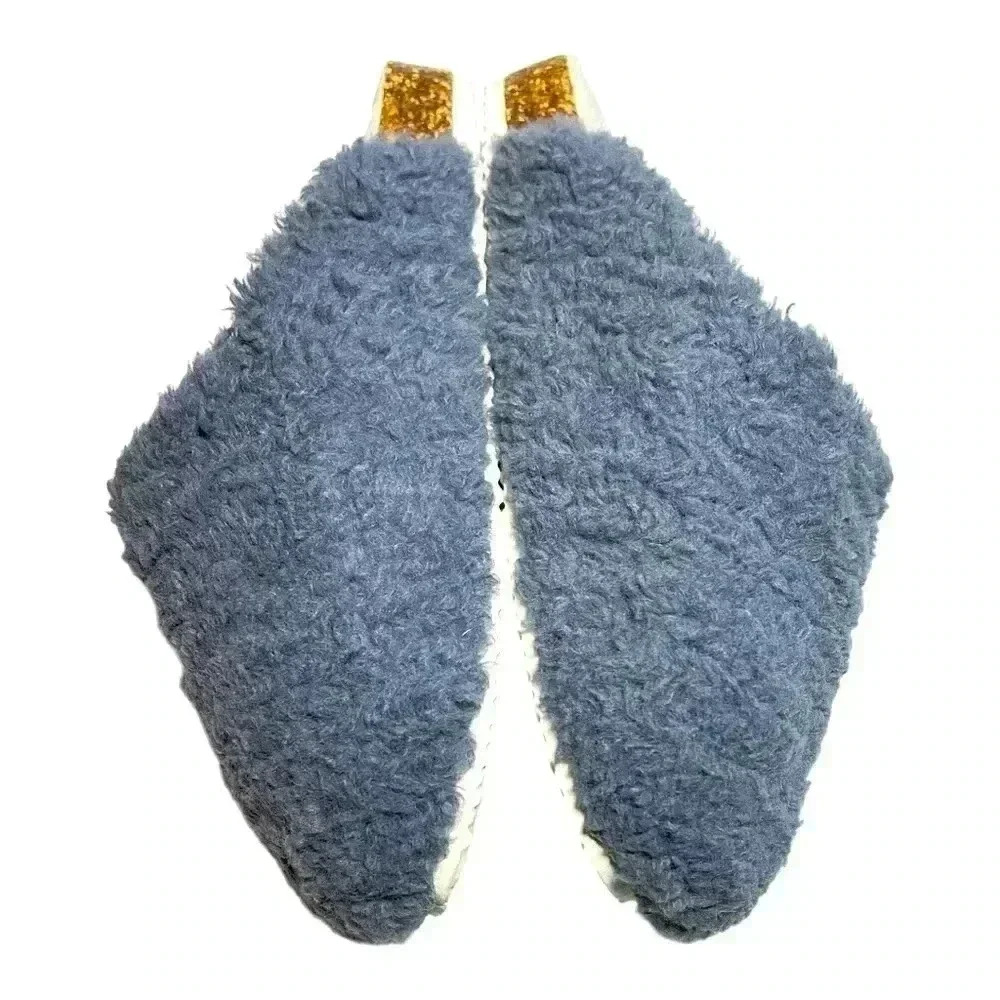 Women’s Muks Luks Hermione Plush Memory Foam Insoles , Grey, Size 8, Brand New - Picture 2 of 5